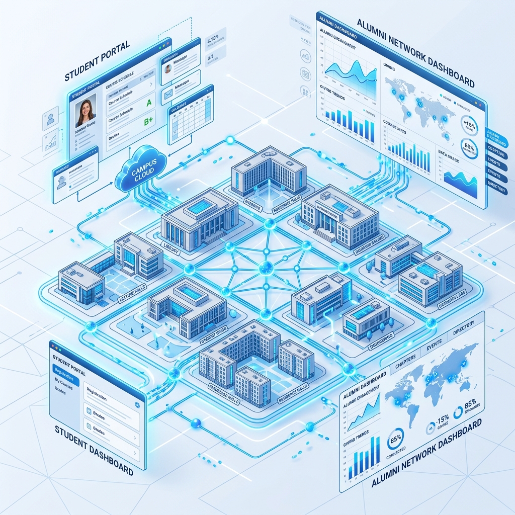 Campus digital infrastructure network